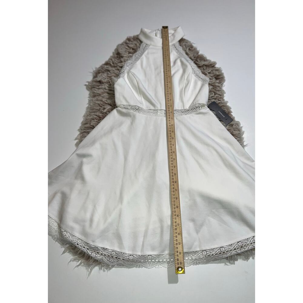 Lulus women’s New white halter reach out my hand skater dress - Picture 7 of 15
